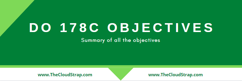 DO-178C Objectives list