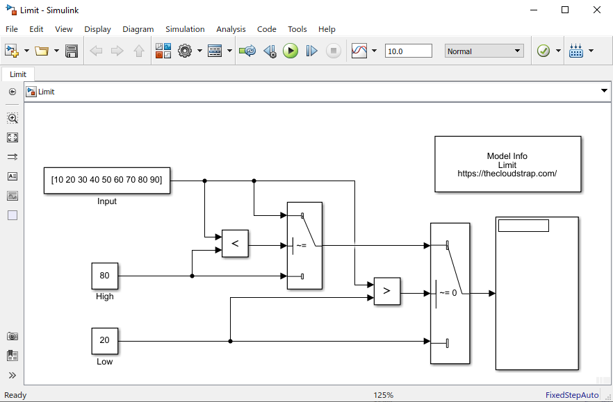 Simulink Tutorial Series - 10; Limit function