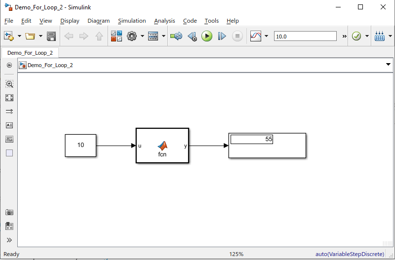 Simulink Tutorial Series - 4; For loop in Simulink; For Loop in Simulink Model; Matlab Function